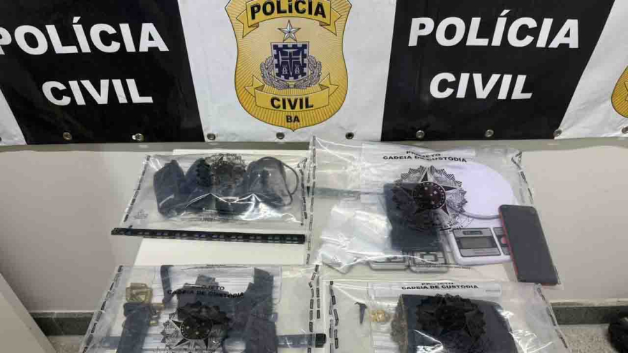 Polícia Civil prende homem por tráfico de drogas e apreende arma de fogo durante operação em Apuarema